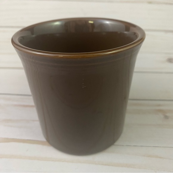 Fiestaware Chocolate Ring Handle Coffee Tea Mug Fiesta Brown - Picture 2 of 6